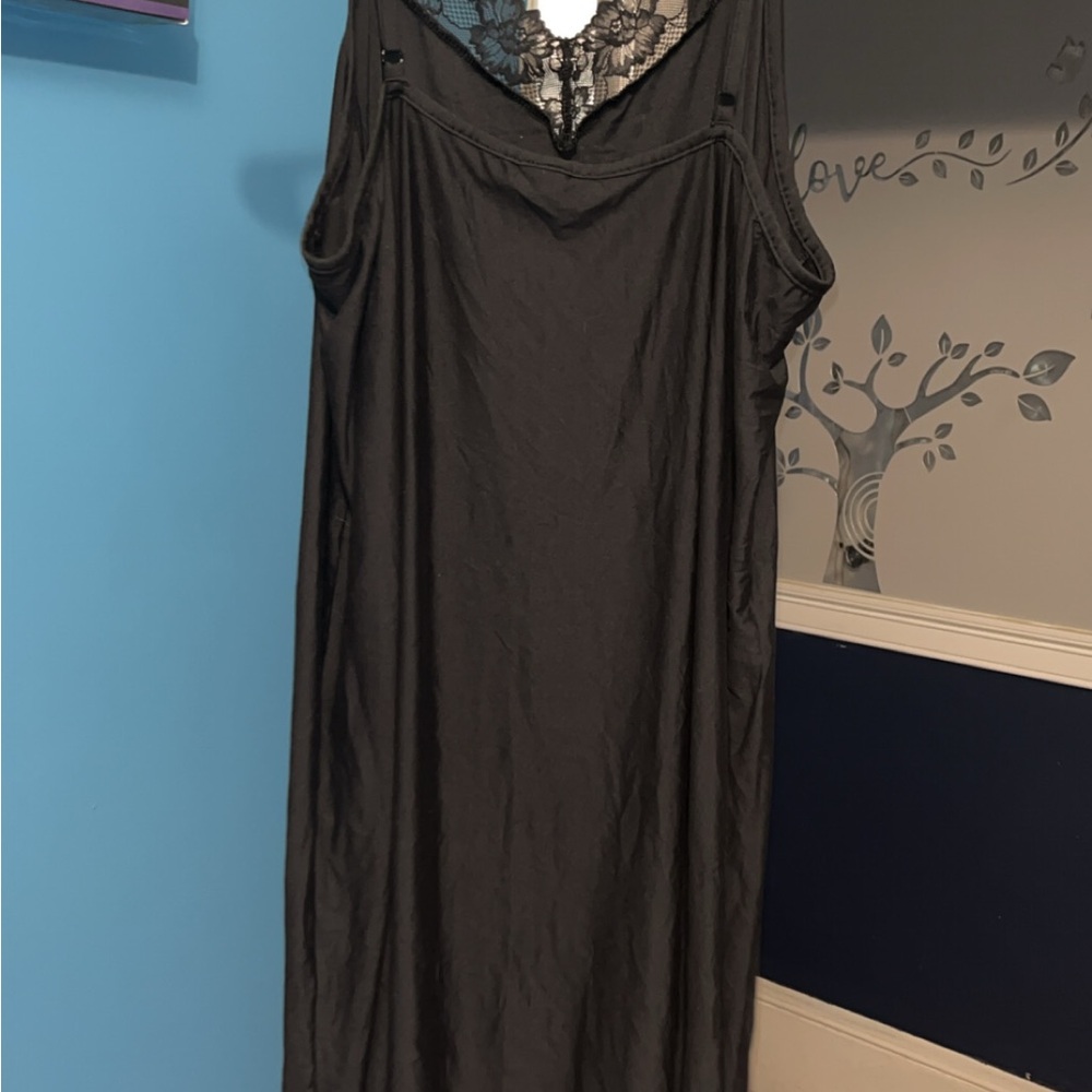 Sophisticated Black Lace Chemise
